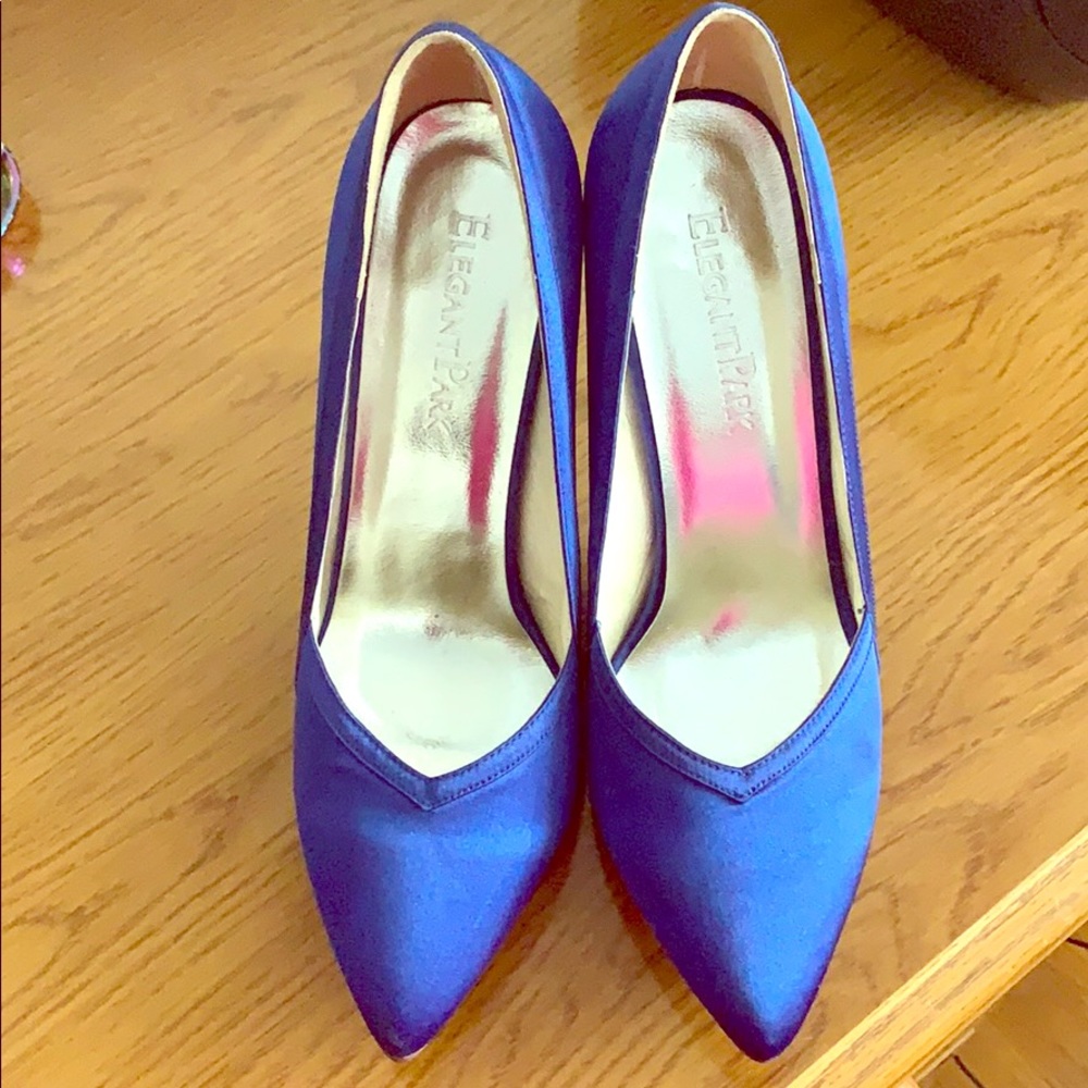Cobalt blue shoes